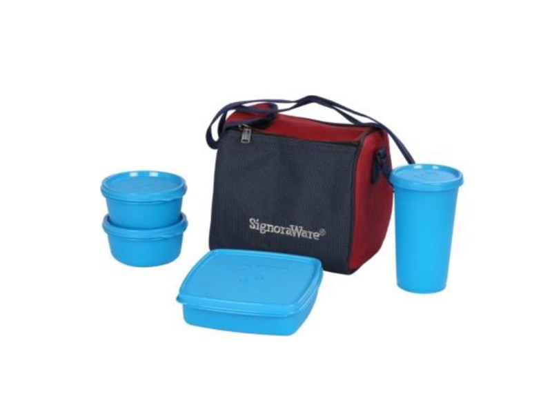 Signoraware 513 Best 4 Containers Lunch Box  (980 ml)