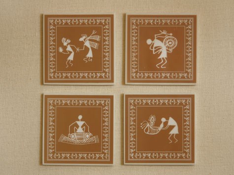 Ethnic Coasters- Set of 4