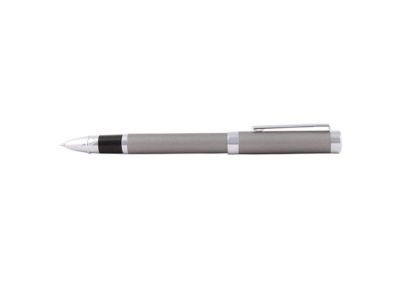 Pennline HERCULES Matte Grey barrel featuring Chrome Plated trims Roller Ball Pen