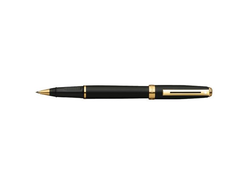 Sheaffer Black matte featuring 22k gold plate trim RB