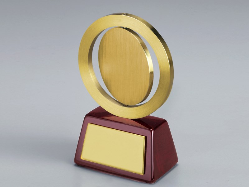 Rotating Gold Disc